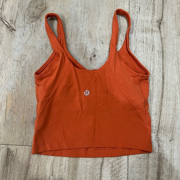 lululemon athletica Tops - Orange Lululemon Align tank top size 0